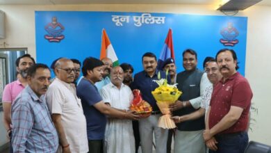 व्यापार मण्डल ने किया एसएसपी को सम्मानित