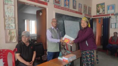 धापा के होनहारों को किया सम्मानित