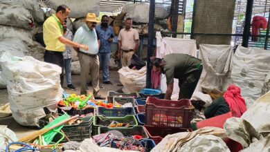 2500 किलो प्लास्टिक कचरे को रीसाइक्लिंग के लिए भेजा गया