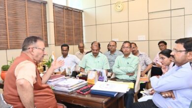 सैनिक कल्याण मंत्री ने की सैन्य धाम के निर्माण कार्यों की समीक्षा