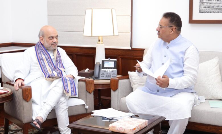 कृषि मंत्री ने की अमित शाह से मुलाकात कृषि मंत्री ने की अमित शाह से मुलाकात