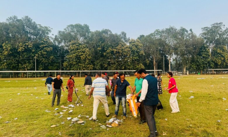 वीर गोर्खा कल्याण समिति ने चलाया सफाई अभियान वीर गोर्खा कल्याण समिति ने चलाया सफाई अभियान