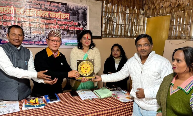 उत्तराखंड आंदोलन के प्रत्यक्षदर्शी पत्रकारों का सम्मान
