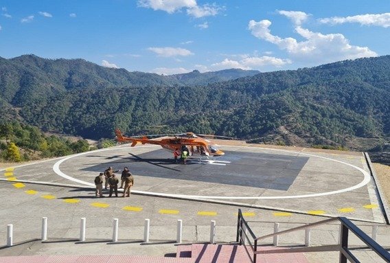 राज्य में आठ स्थानों पर हैलीपोर्ट बनकर तैयार राज्य में आठ स्थानों पर हैलीपोर्ट बनकर तैयार
