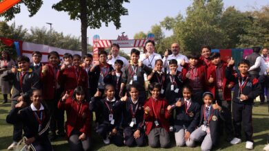 राष्‍ट्रीय सड़क सुरक्षा माह: बच्‍चों को जागरूक करने के लिये सड़क सुरक्षा पर शिक्षा दी